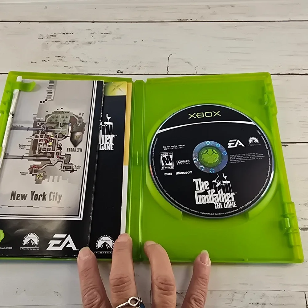 The Godfather The Game Microsoft Xbox 2006 EA Action Crime CIB Black Hand